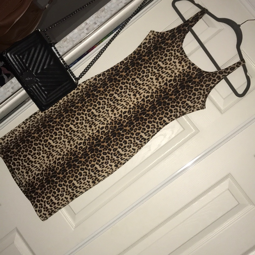 Cheetah print dress